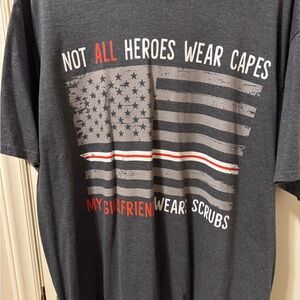 Gray Graphic T-Shirt Men’s 2XL